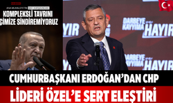 Cumhurbaşkanı Erdoğan’dan CHP Lideri Özel’e Sert Eleştiri