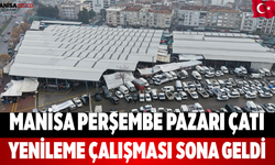 Manisa Perşembe Pazarı Çatı Yenileme Çalışması Sona Geldi