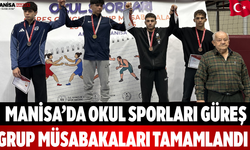 Manisa’da Okul Sporları Güreş Grup Müsabakaları Tamamlandı
