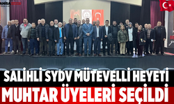 Salihli SYDV Mütevelli Heyeti Muhtar Üyeleri Seçildi