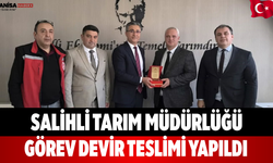 Salihli Tarım Müdürlüğü Görev Devir Teslimi Yapıldı