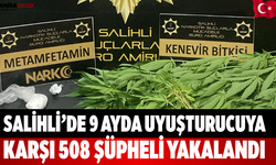 Salihli’de 9 Ayda Uyuşturucuya Karşı 508 Şüpheli Yakalandı