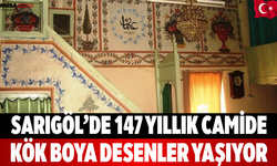 Sarıgöl’de 147 Yıllık Camide Kök Boya Desenler Yaşıyor