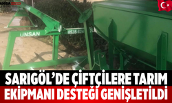 Sarıgöl’de çiftçilere tarım ekipmanı desteği genişletildi