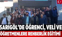 Sarıgöl’de Öğrenci, Veli ve Öğretmenlere Rehberlik Eğitimi