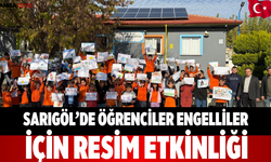 Sarıgöl’de Öğrenciler Engelliler İçin Resim Etkinliği