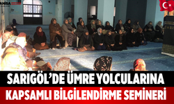 Sarıgöl’de Ümre Yolcularına Kapsamlı Bilgilendirme Semineri