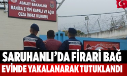 Saruhanlı’da Firari Bağ Evinde Yakalanarak Tutuklandı
