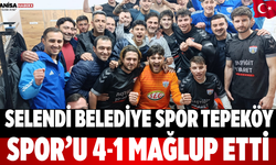 Selendi Belediye Spor Tepeköy Spor’u 4-1 Mağlup Etti