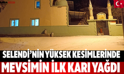 Selendi’nin Yüksek Kesimlerinde Mevsimin İlk Karı Yağdı