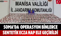 Soma’da Operasyon Binlerce Sentetik Ecza hap Ele Geçirildi