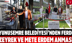Yunusemre Belediyesi’nden Ferdi Zeyrek ve Mete Erdem Anması