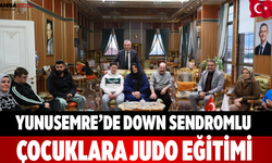 Yunusemre’de Down Sendromlu Çocuklara Judo Eğitimi