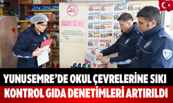 Yunusemre’de Okul Çevrelerine Sıkı Kontrol