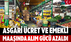 Asgari ücret ve emekli maaşında alım gücü azaldı