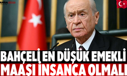 Bahçeli En Düşük Emekli Maaşı İnsanca Olmalı