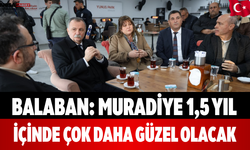 Balaban: Muradiye 1,5 Yıl İçinde Çok Daha Güzel Olacak