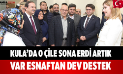Kula’da O Çile Sona Erdi Artık Var Esnaftan Dev Destek