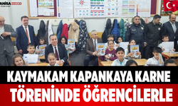 Kaymakam Kapankaya Karne Töreninde Öğrencilerle