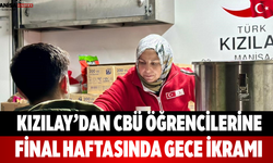 Kızılay’dan CBÜ Öğrencilerine Final Haftasında Gece İkramı