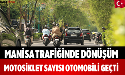 Manisa Trafiğinde Dönüşüm Motosiklet Sayısı Otomobili Geçti