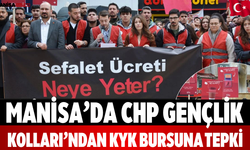 Manisa’da CHP Gençlik Kolları’ndan KYK Bursuna Tepki