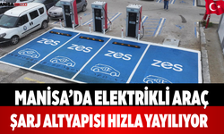 Manisa’da Elektrikli Araç Şarj Altyapısı Hızla Yayılıyor