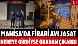 Manisa'da Firari Avı JASAT Nereye Girdiyse Oradan Çıkardı