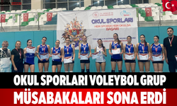 Okul Sporları Voleybol Grup Müsabakaları Sona Erdi