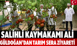 Salihli Kaymakamı Ali GÜLDOĞAN’dan Tarım Sera Ziyareti