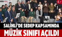 Salihli’de SEDEP Kapsamında Müzik Sınıfı Açıldı