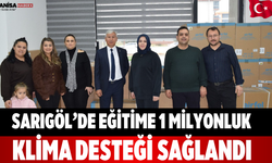 Sarıgöl’de Eğitime 1 Milyonluk Klima Desteği Sağlandı