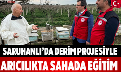 Saruhanlı’da DERİM Projesiyle Arıcılıkta Sahada Eğitim