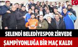 Selendi Belediyespor Zirvede Şampiyonluğa Bir Maç Kaldı