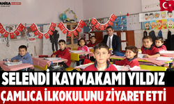 Selendi Kaymakamı Yıldız Çamlıca İlkokulunu Ziyaret Etti