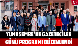 Yunusemre’de Gazeteciler Günü Programı Düzenlendi