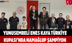 Yunusemreli Enes Kaya Türkiye Kupası’nda Namağlup Şampiyon