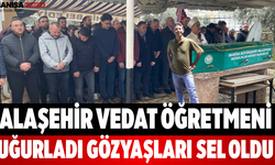 Alaşehir Vedat Öğretmeni Uğurladı Gözyaşları Sel Oldu