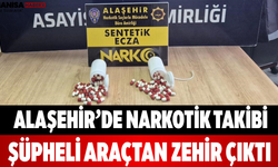 Alaşehir’de Narkotik Takibi Şüpheli Araçtan Zehir Çıktı