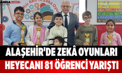 Alaşehir'de Zekâ Oyunları Heyecanı 81 Öğrenci Yarıştı
