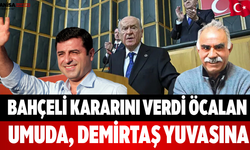 Bahçeli Kararını Verdi Öcalan Umuda, Demirtaş Yuvasına