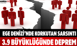 Ege Denizi’nde Korkutan Sarsıntı! 3.9 Büyüklüğünde Deprem