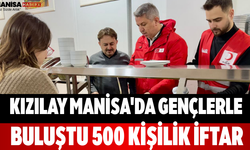 Kızılay Manisa'da Gençlerle Buluştu 500 Kişilik İftar