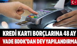 Kredi Kartı Borçlarına 48 Ay Vade! BDDK'dan Dev Yapılandırma