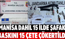Manisa Dahil 15 İlde Şafak Baskını 15 Çete Çökertildi