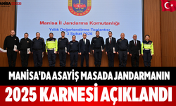Manisa'da Asayiş Masada Jandarmanın 2025 Karnesi Açıklandı