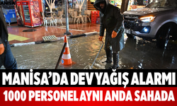 Manisa’da Dev Yağış Alarmı 1000 Personel Aynı Anda Sahada