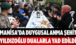 Manisa’da Duygusal Anma Şehit Yıldızoğlu Dualarla Yad Edildi