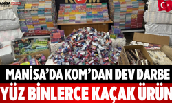 Manisa’da KOM’dan Dev Darbe Yüz Binlerce Kaçak Ürün