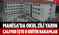 Manisa'da Okul Zili Yarın Çalıyor İşte O Kritik Rakamlar